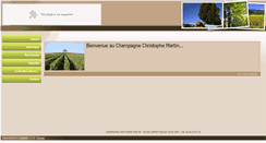 Desktop Screenshot of champagne-christophe-martin.fr
